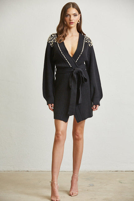 Sapphire Softness Sweater Dress