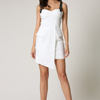 S / White