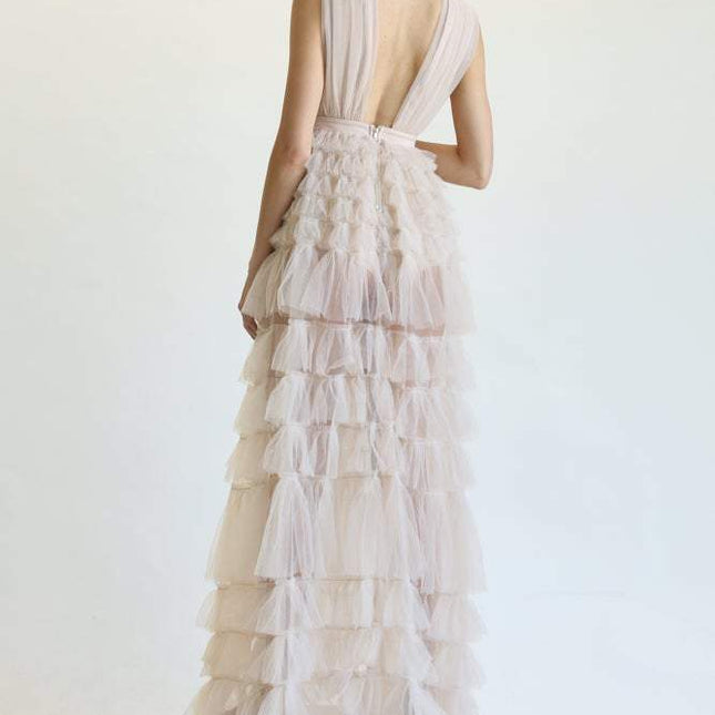 Quanita - Tulle Fabric Dress