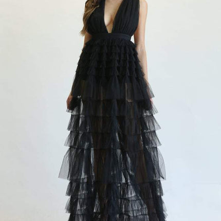 Quanita - Tulle Fabric Dress