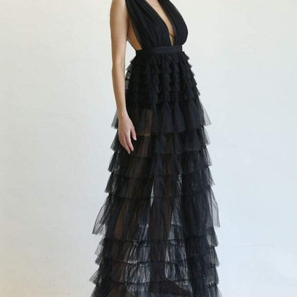 Quanita - Tulle Fabric Dress