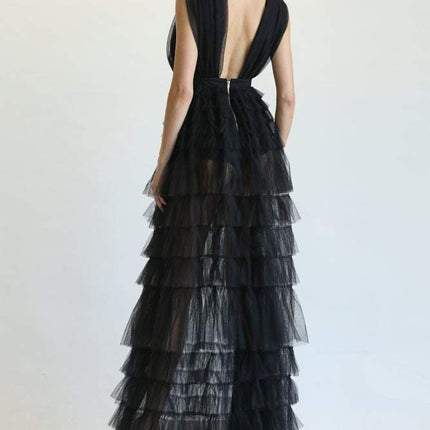 Quanita - Tulle Fabric Dress