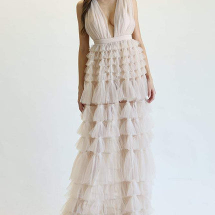 Quanita - Tulle Fabric Dress