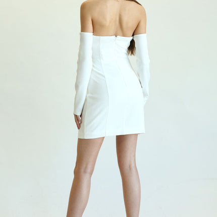 Golden Detail Flap Dress