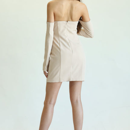 Golden Detail Flap Dress