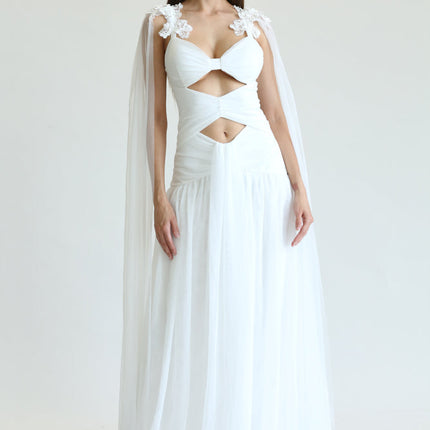 Gelisa - 3d Floral Rhinestone Dress
