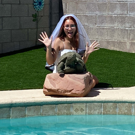 Black Fringe Trimmed Bachelorette Party Veil