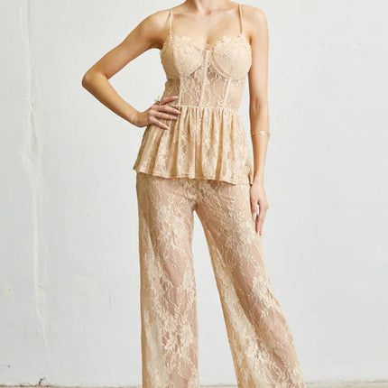 Queeny Sleeveless Spaghetti Strap Party Evening  Dress Jumpsuit