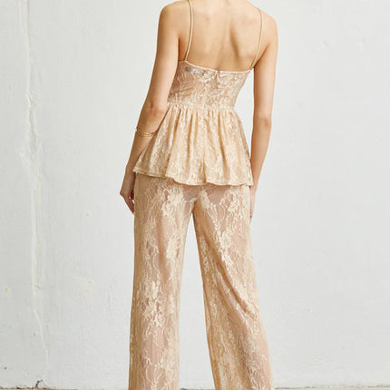 Queeny Sleeveless Spaghetti Strap Party Evening  Dress Jumpsuit