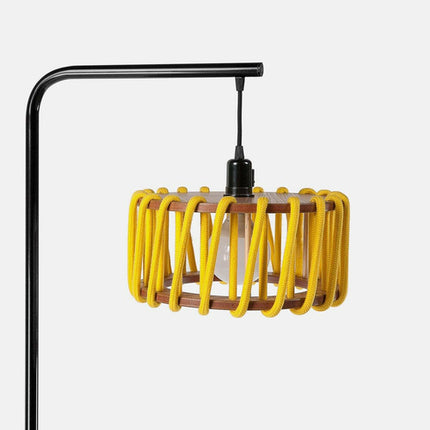 Macaron Floor Lamp, black frame