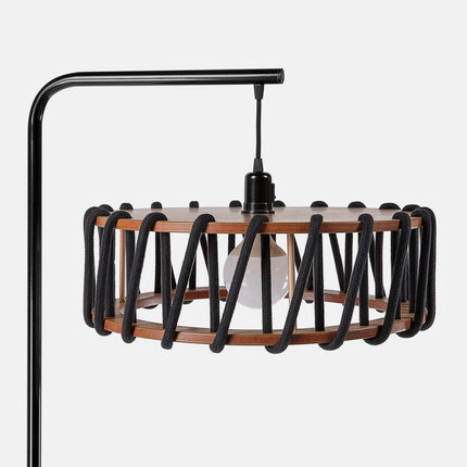 Macaron Floor Lamp, black frame
