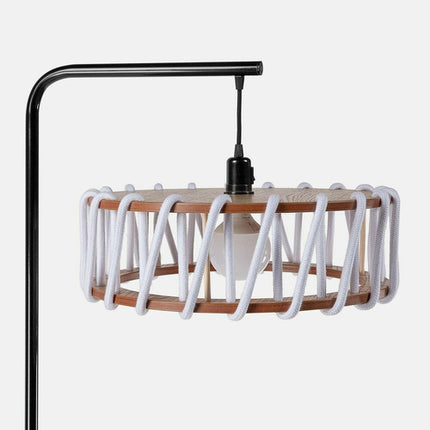 Macaron Floor Lamp, black frame