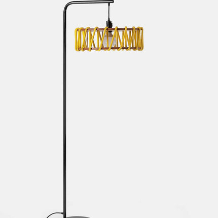Macaron Floor Lamp, black frame