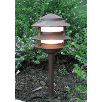 KL302 Cast Aluminum Path Light | Lamp Ready Low Voltage Landscape