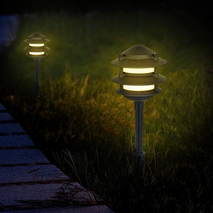 KL302 Cast Aluminum Path Light | Lamp Ready Low Voltage Landscape