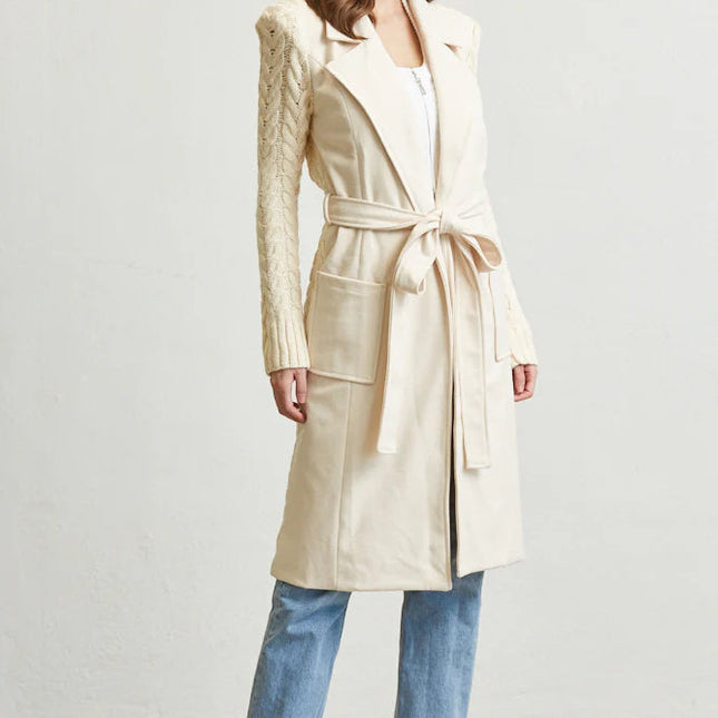 Belted Long Sweater from Rose Paulino