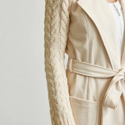 Belted Long Sweater from Rose Paulino