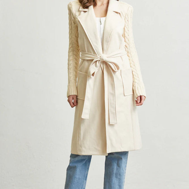 Belted Long Sweater from Rose Paulino