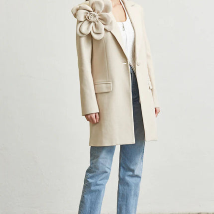 Women's Mid Length Coat by Rose Paulino