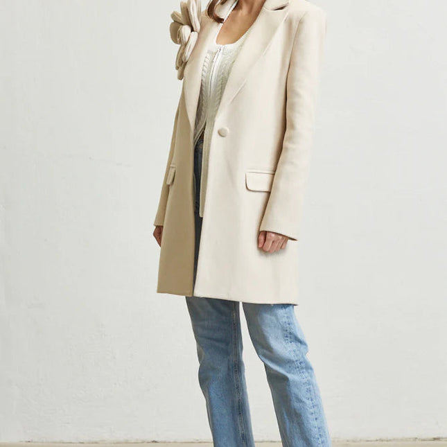 Women's Mid Length Coat by Rose Paulino