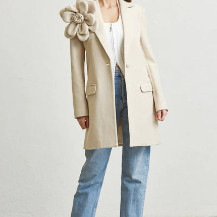 Women's Mid Length Coat by Rose Paulino