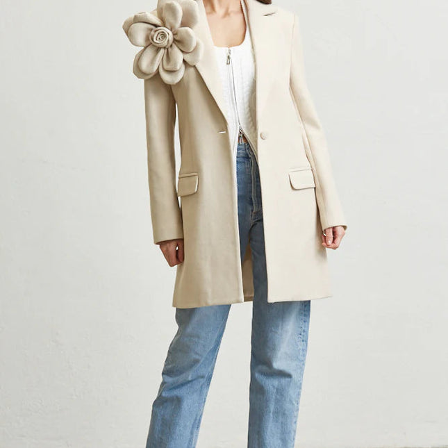 Women's Mid Length Coat by Rose Paulino