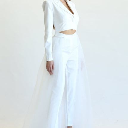 Juliet - Blazer + Pants + Tulle Skirt Set