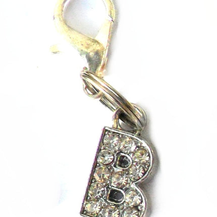 A-Z Crystal Letter Pet Charms
