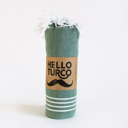 SUN, SAUNA, GO Hamamtuch aus BIO-Baumwolle