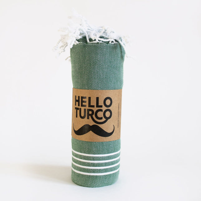 SUN, SAUNA, GO Hamamtuch aus BIO-Baumwolle