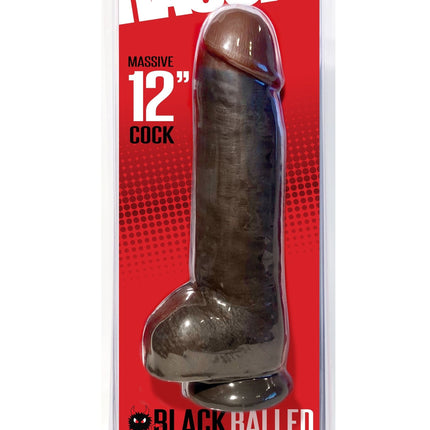 Black Balled Dildo
