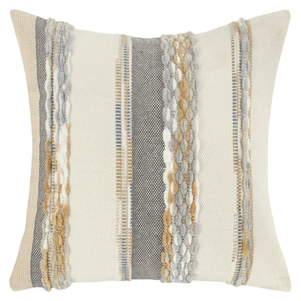 Boho Striped Chenille Throw Pillowcases