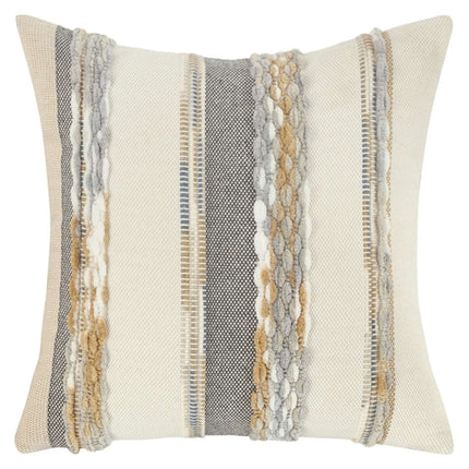 Boho Striped Chenille Throw Pillowcases