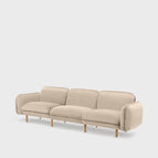 3-Seater / Beige / Boucle fabric