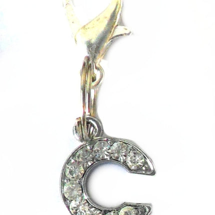 A-Z Crystal Letter Pet Charms