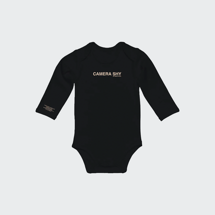 Black Camera Shy | Onesie