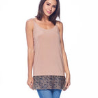 1X / Nude with Leopard Lace