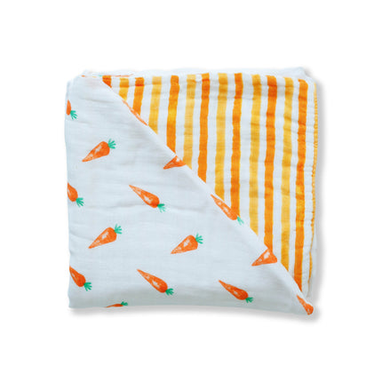 ORGANIC SNUG BLANKET - CARROTS