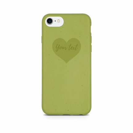 Biodegradable Personalized Phone Case - Apple Green