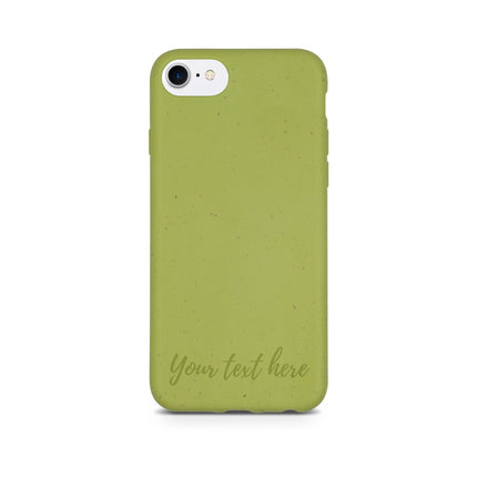Biodegradable Personalized Phone Case - Apple Green