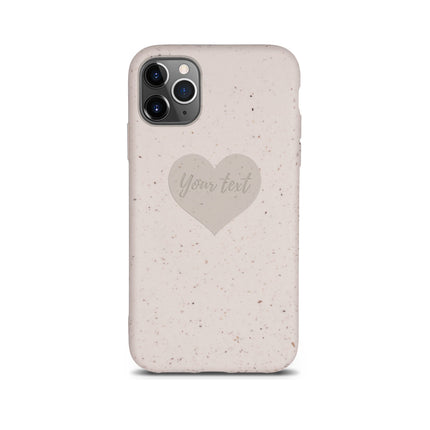 Biodegradable Personalized Phone Case - Natural White