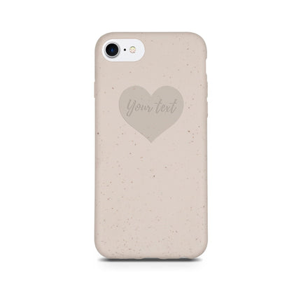 Biodegradable Personalized Phone Case - Natural White