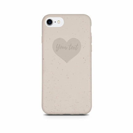 Biodegradable Personalized Phone Case - Natural White