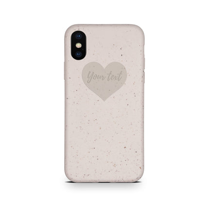 Biodegradable Personalized Phone Case - Natural White