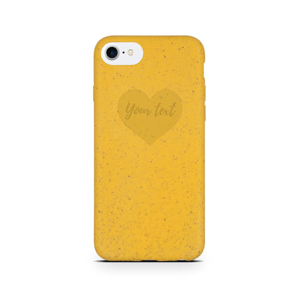 Biodegradable Personalized Phone Case - Yellow