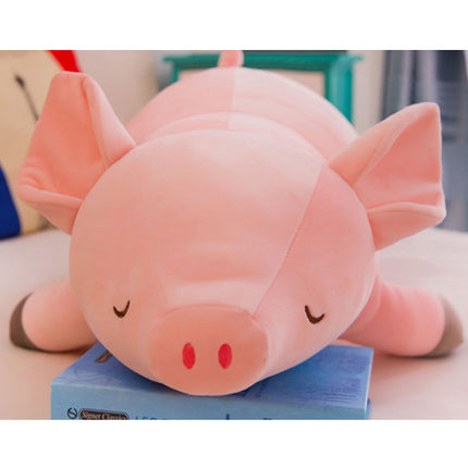 Cuddly Down Girlfriend Baby Hugging Plush Doll Pig