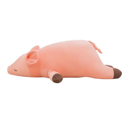 Cuddly Down Girlfriend Baby Hugging Plush Doll Pig