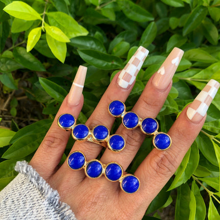 Natural Stone Multi-Finger Ring