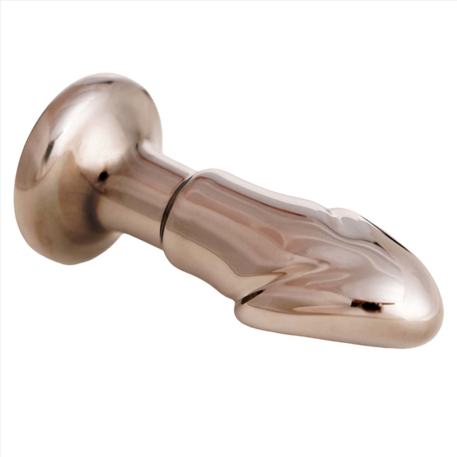 Black Opal Anal Glass Toy with Rechargeable Vibrator