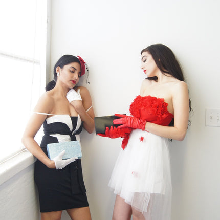 Mother of Pearl Acrylic Box Clutch